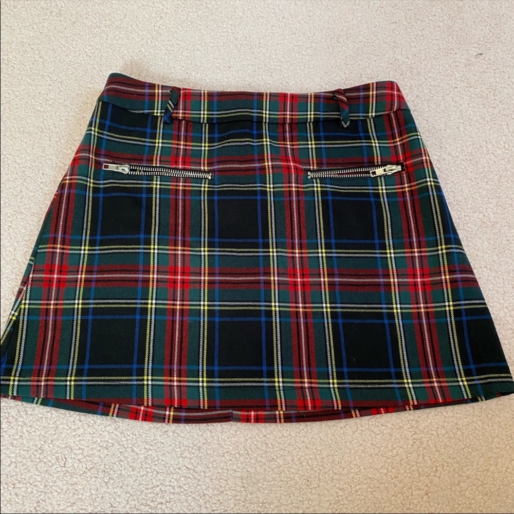 SEEK the Label checkered mini skirt
